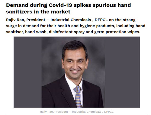 Demand during Covid-19 spikes spurious hand sanitizers in the market